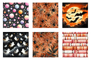 Cute Halloween Digital Papers,, a Pattern Graphic by CreationArt (Thumbnail 7 of 7)