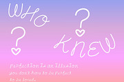 Girly Suburban School Notes, a Handwritten Font by Eryn Rose Design (Thumbnail 5 of 14)