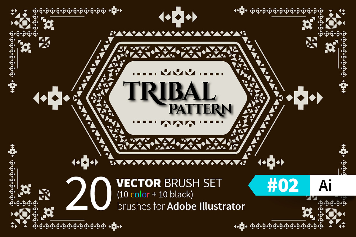 Tribal Pattern Brush #02