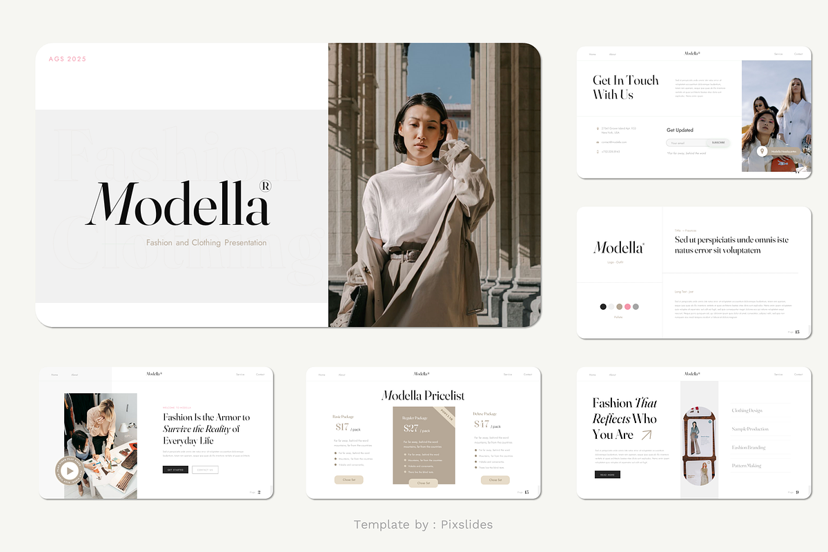 Fashion & Clothing Keynote, a Presentation Template by Pixslides (Photo 5 of 5)