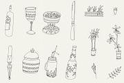 82 Hand Drawn Logo Elements PSD, an Object Graphic by Sasha Mitkalova (Thumbnail 5 of 5)