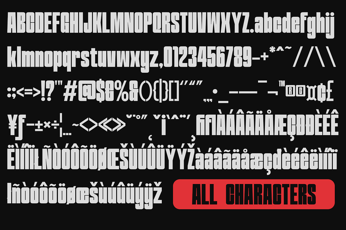Hightone Font Family, a Sans Serif Font by Typoraith Co (Photo 11 of 13)