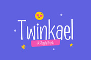 Twinkael – A Playful Font, a Sans Serif Font by Get Studio (Thumbnail 1 of 8)