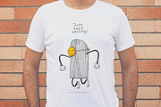 Just Keep Smiling. Hand drawn, an Object Illustration by DeShoff Art (Thumbnail 2 of 3)