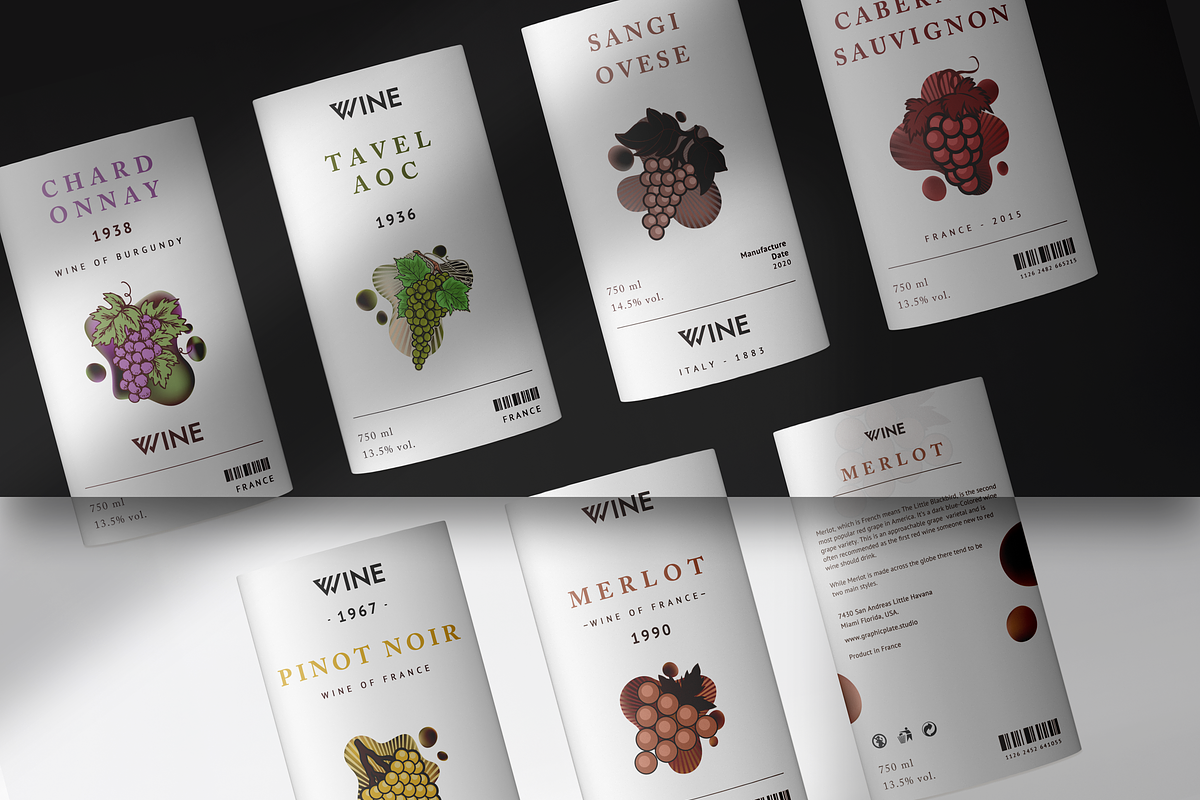 Product Labels • Wine, a Stationery Template by TheFeture (Photo 10 of 10)