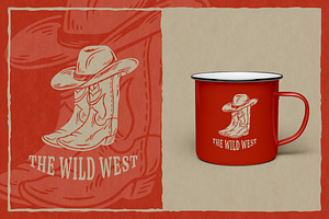 Wild West Vector Illustrations