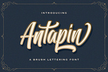 Antapin - Bold Script Font