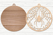 Halloween Spider Web Laser Cut SVG, an Object Graphic by Layerology (Thumbnail 2 of 3)