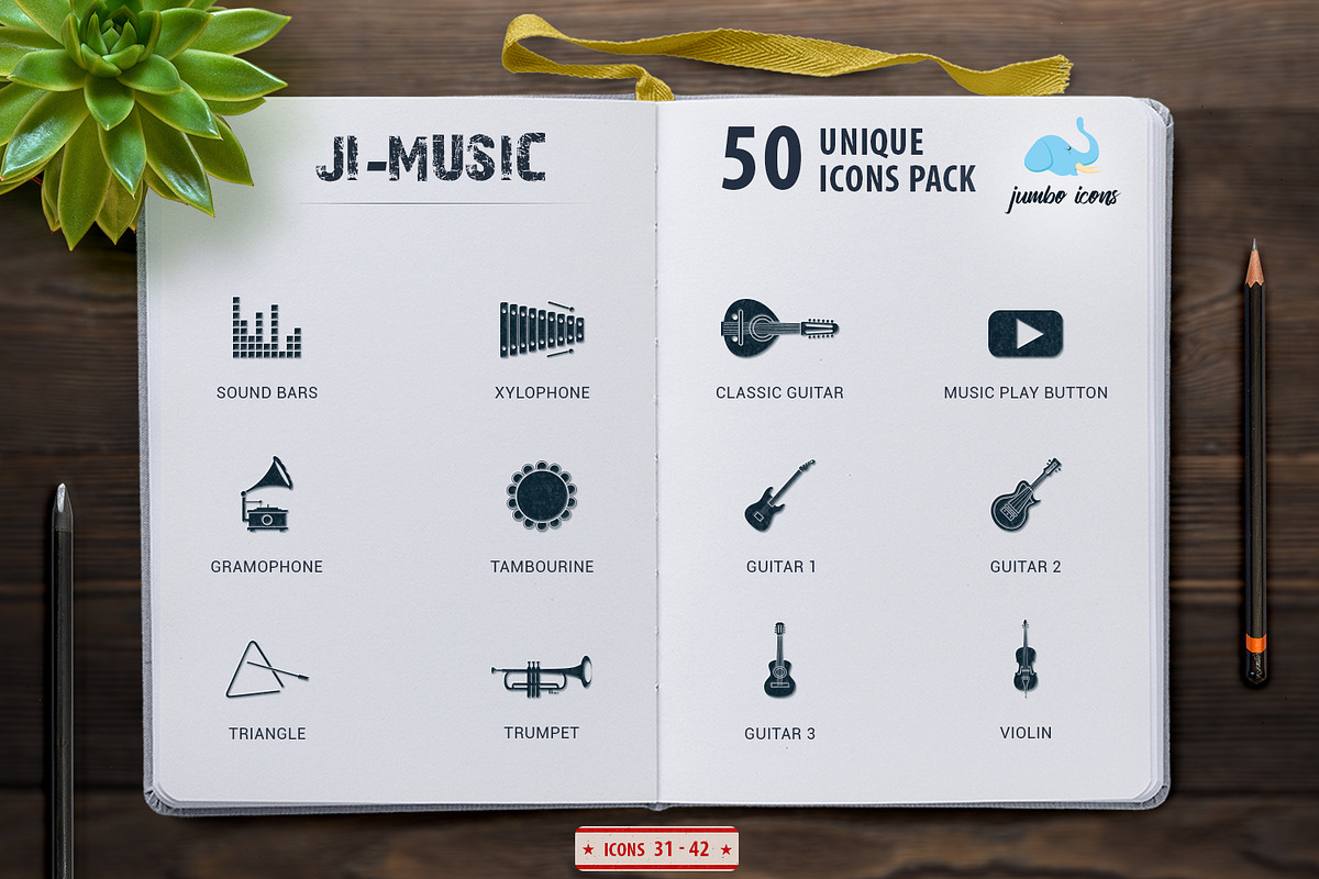Glyph Icons Music Set, a Solid Icon by Jumbo Icons (Photo 5 of 9)