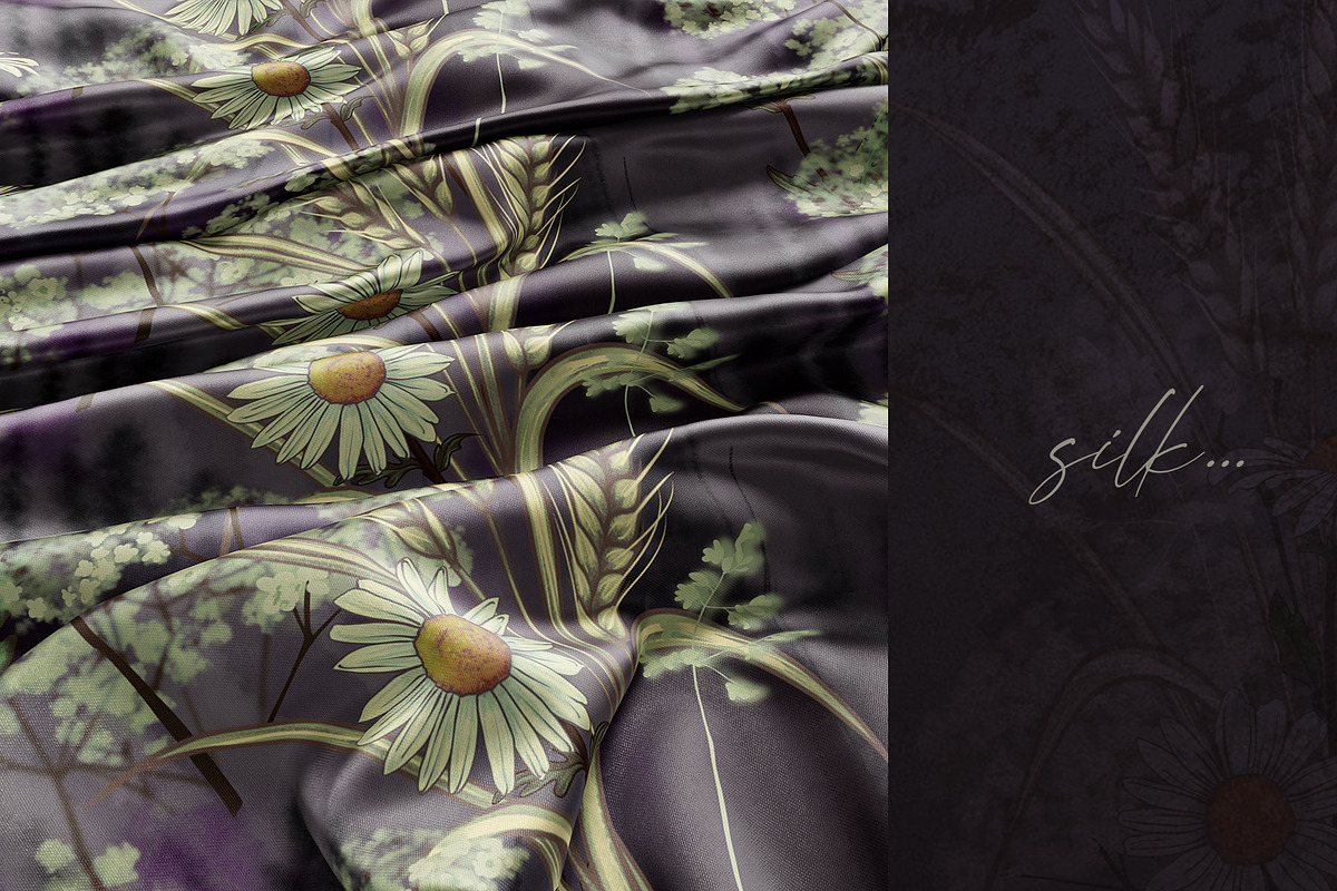 Seamless Pattern Cornflowers Fields, a Pattern Graphic by Yana Dobrik (Photo 5 of 11)