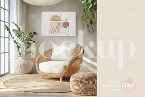 Horizontal A3 Canvas Mockup, a Product Mockup by MoMockups