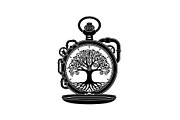 Steampunk Tree of Life Symbol Bundle, an Illustration by yasushie (Thumbnail 5 of 31)