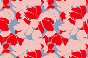 Vibrant bold blooms silhouette, a Pattern Graphic by Cotton Melon pattern Shop (Thumbnail 5 of 5)
