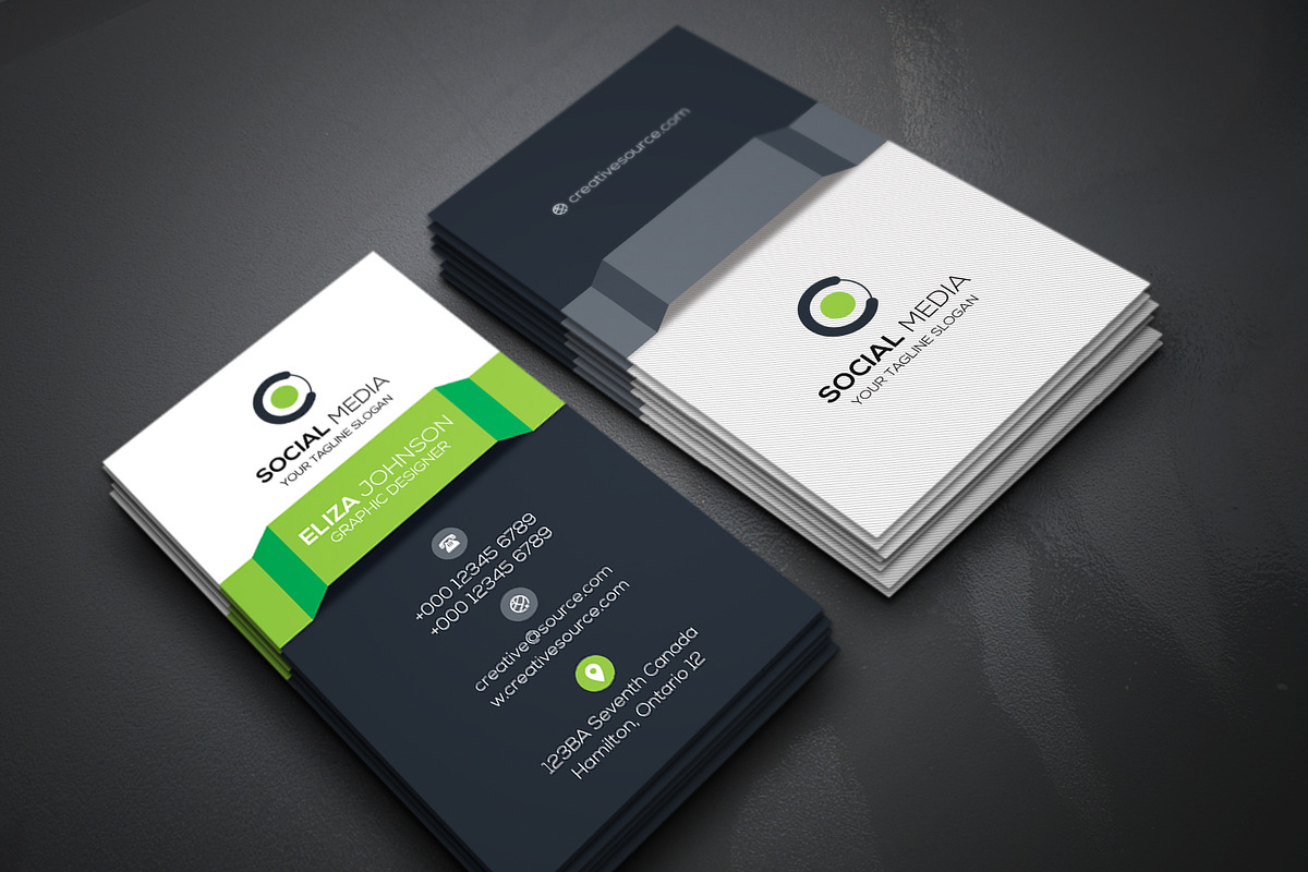 Business Card, a Business Card Template by Genereux Art (Photo 3 of 4)