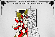 Procreate Japanese Talismans tattoo, a Brush Add-On by ProcreateInk (Thumbnail 4 of 6)