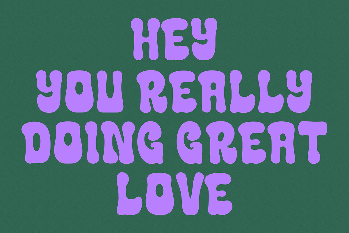 Maylow Display Font, a Handwritten Font by Maulana Creative (Photo 5 of 8)