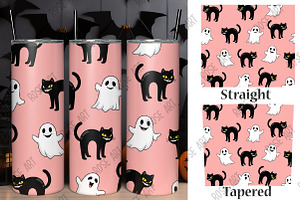 Halloween 20oz Tumbler Wrap, a Graphic by Rose Art