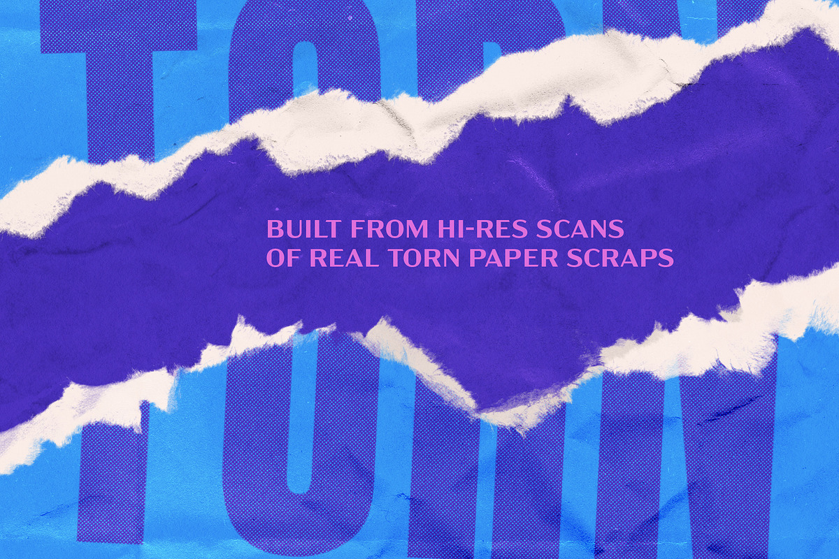 Torn Paper Procreate Brushes, a Brush Add-On by Tim Hankins Design (Photo 4 of 7)