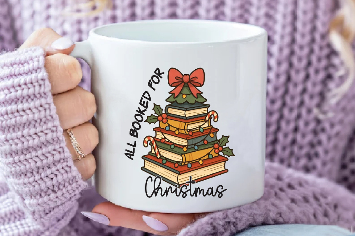 Christmas All Booked for Christmas, an Illustration by Daily.Designs (Photo 3 of 5)