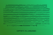 LCD Pixel font, a Font by SelfBuild Type (Thumbnail 5 of 5)