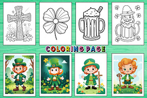St Patricks Day Coloring Book, an Arts & Entertainment Photo by Wow Magic