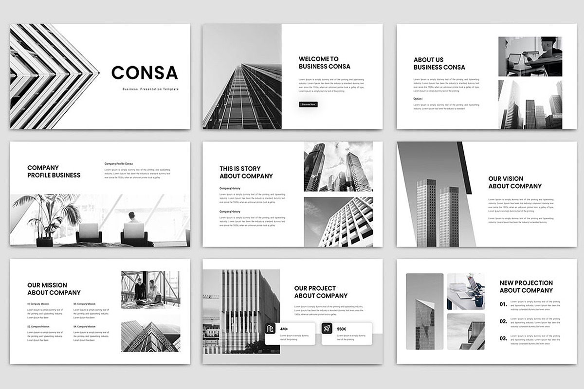 Consa Presentations  Template, a Presentation Template by TypeMakers (Photo 4 of 10)