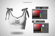Y2K Women Apparel Mockup, a Shirt Mockup by Mocktopia (Thumbnail 4 of 10)