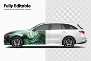 Station Wagon Mockup 4, a Product Mockup by Mockupix (Thumbnail 3 of 12)