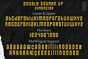 Double Square Font, a Font by Wellscript Studio (Thumbnail 8 of 9)