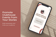 Clubhouse Templates for Instagram, a Social Media Template by Roger Coles (Thumbnail 2 of 6)
