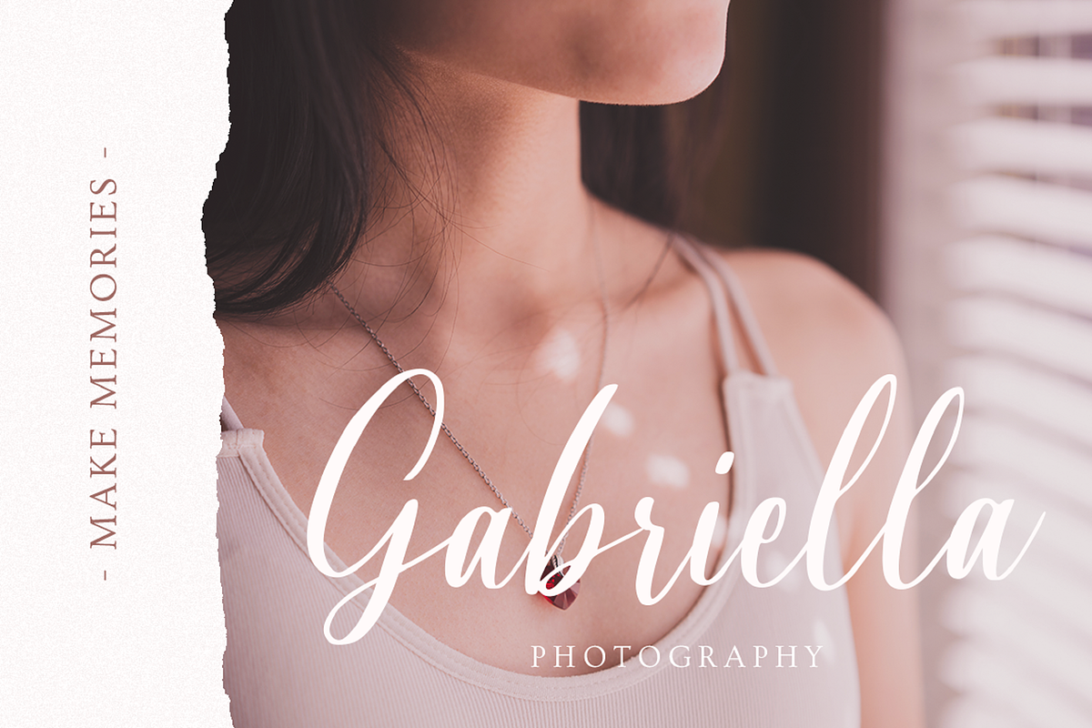 Agnetta - Calligraphy Font preview 6