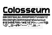Colosseum, a Sans Serif Font by WoC_Type (Thumbnail 1 of 3)
