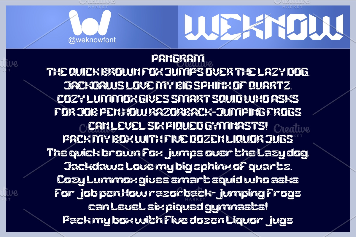 Autonomous Flight font, a Blackletter Font by weknow (Photo 6 of 8)