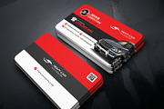 Rent A Car Business Card, a Business Card Template by GreenPixi (Thumbnail 1 of 3)
