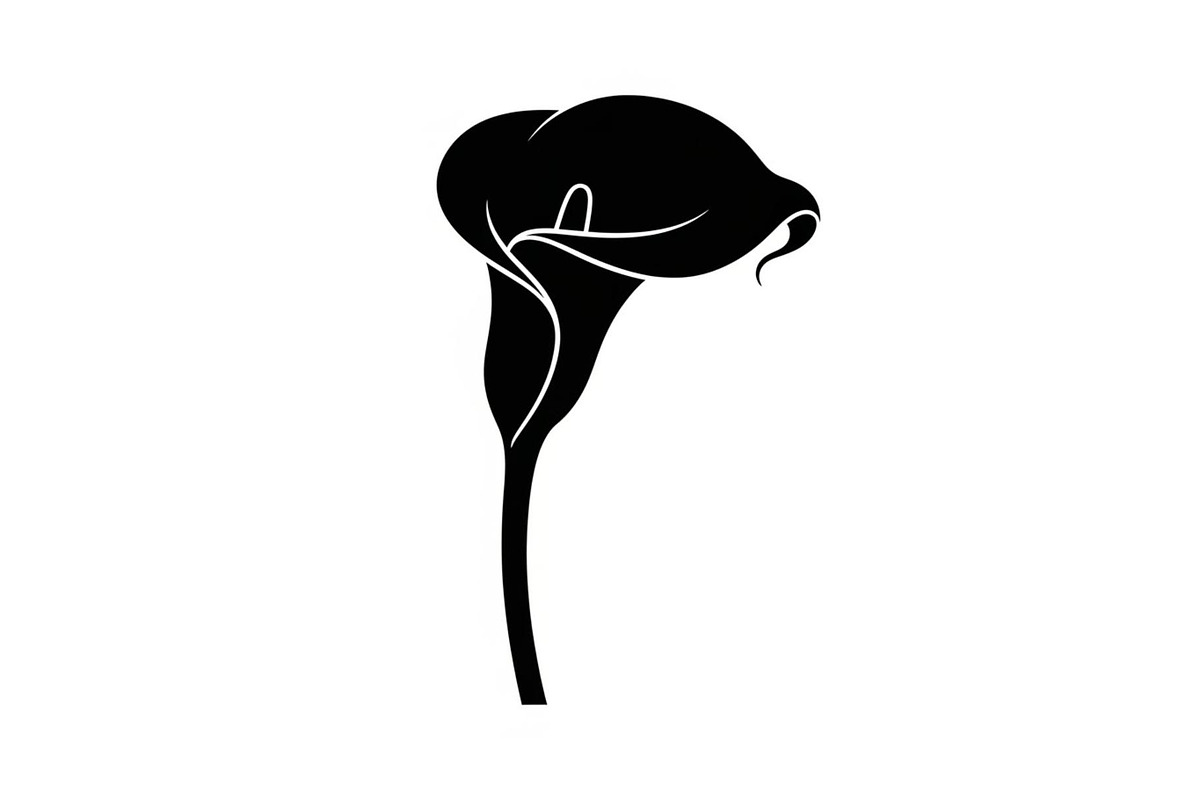 Black Lily Flower Vector Bundle, an Illustration by Designs_River (Photo 8 of 51)