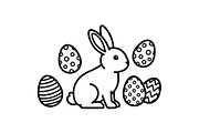 Happy Easter Bunny Vector Bundle, an Illustration by jahid234 (Thumbnail 30 of 51)
