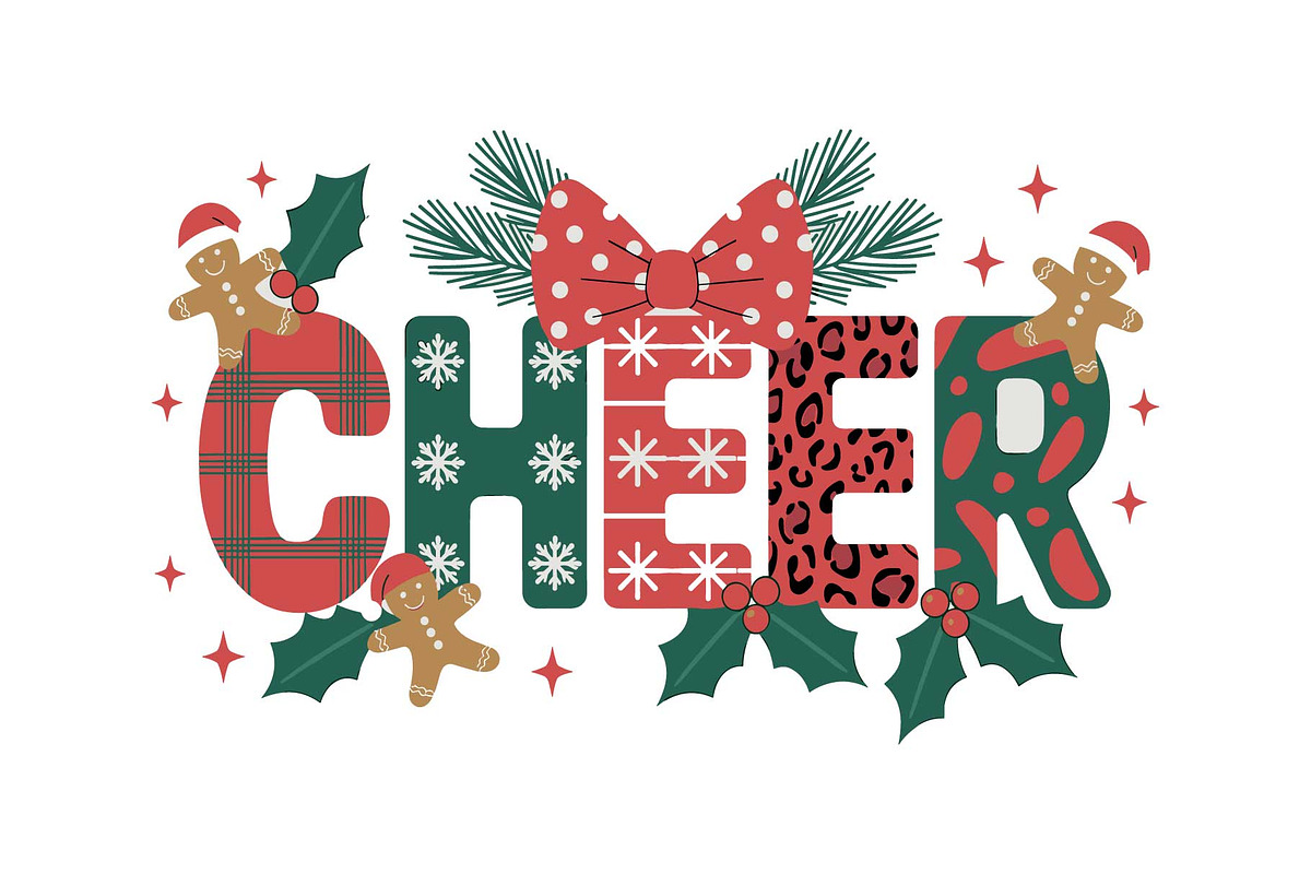 BELIEVE Holiday Quote Art SVG, an Object Graphic by yasushie (Photo 15 of 16)