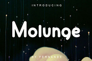 Molunge, a Sans Serif Font by Fernande (Thumbnail 1 of 6)