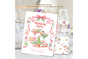 Christmas Mahjong Cocktail Clipart, a Decorative Illustration by TheHappyGiftArt (Thumbnail 10 of 10)