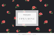 Flora Rose, Watercolor Floral Roses, a Pattern Graphic by Marchel Studio (Thumbnail 1 of 3)