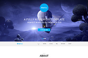BlueRay - Single Page PSD Theme, a Websites & App Template by Metrothemes (Thumbnail 3 of 4)