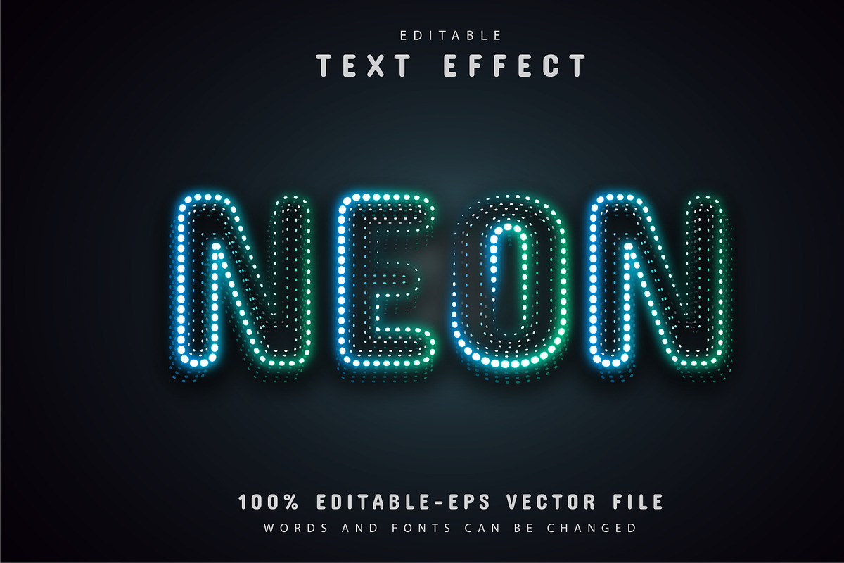 40 Neon text effect editable, a Plug-in Add-On by Aglonemadesign (Photo 12 of 20)