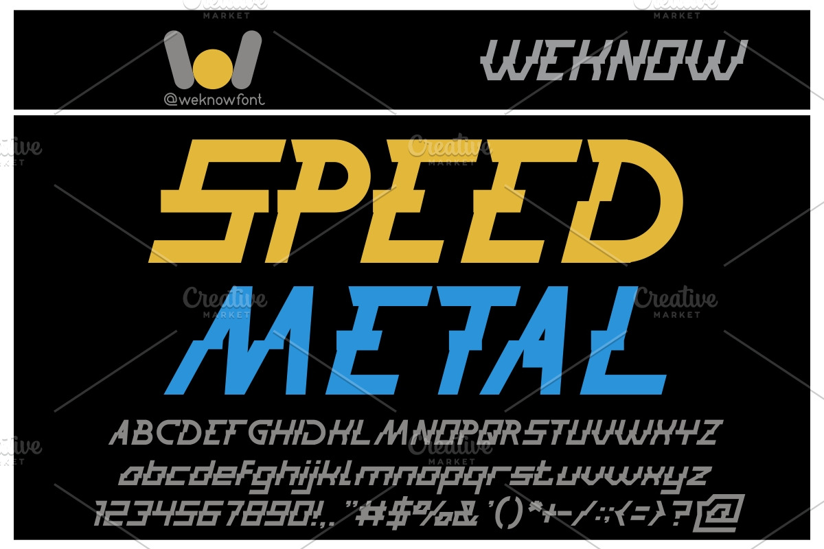 Thunder Jagger font, a Font by weknow (Photo 5 of 5)
