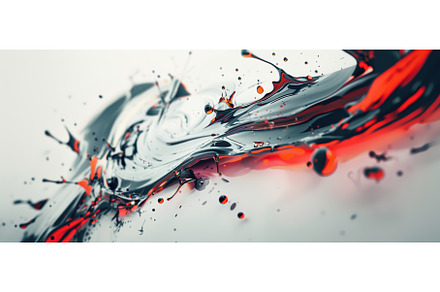 Red and Black Liquid, an Abstract Photo by BazziBa♥