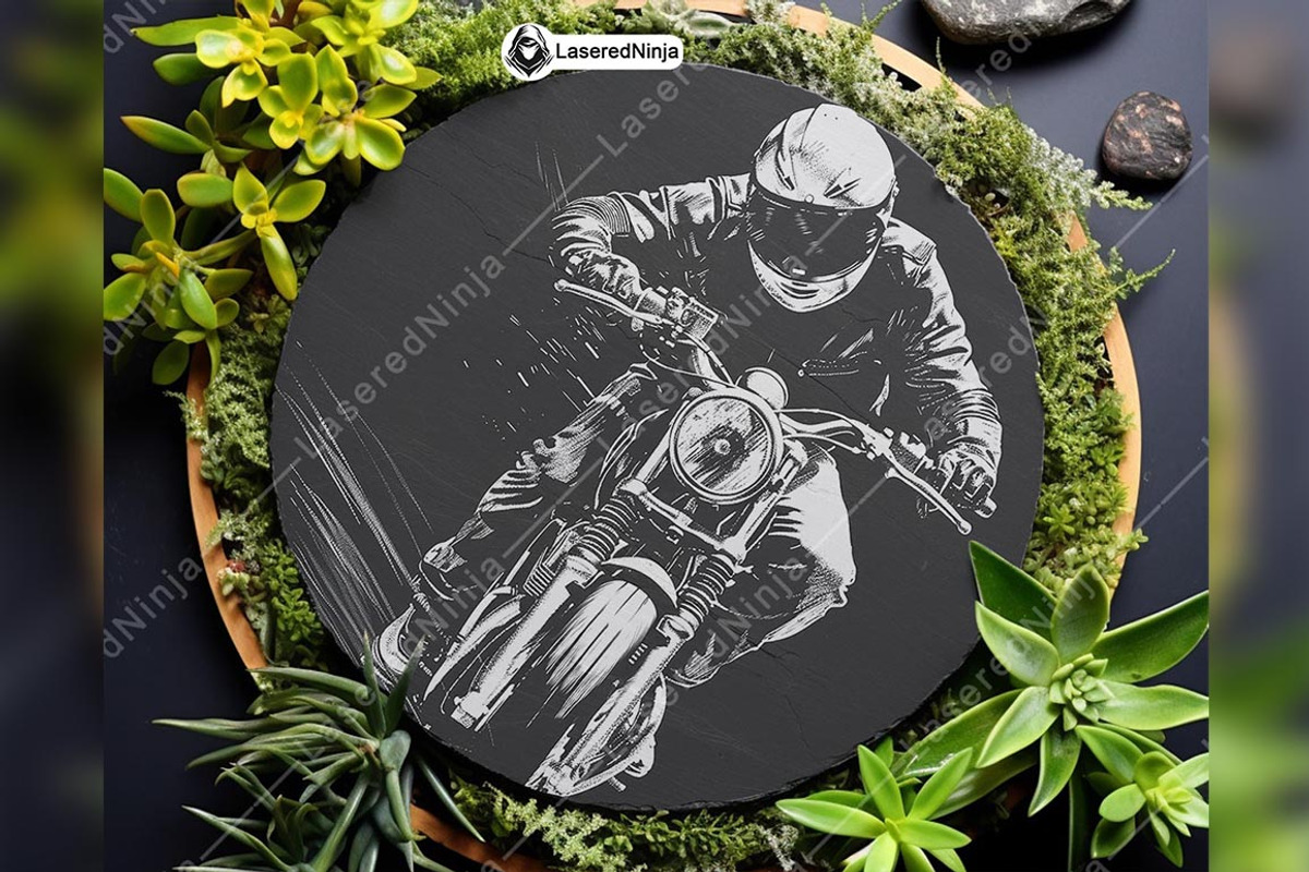 Motorbike Rider High-speed Racing, a Background Graphic by LaseredNinja (Photo 6 of 7)