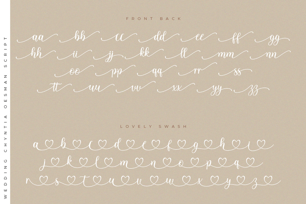 Wedding Chyntia Oesman, a Handwritten Font by Struggle Studio (Photo 10 of 13)