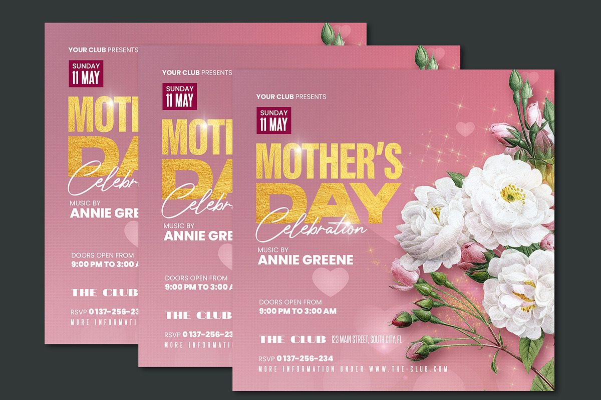Mother's Day Flyer PSD, a Flyer Template by Corrella Design (Photo 3 of 4)