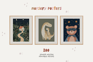 200 NURSERY POSTERS & PRINTS