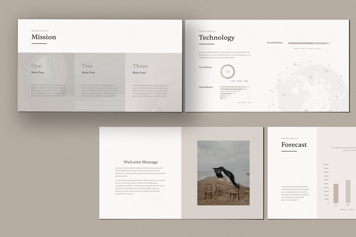 Business Plan Powerpoint Template, a Presentation Template by SlideCo (Photo 3 of 17)