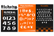 Richery Retro Script, a Script Font by uncurve (Thumbnail 8 of 9)